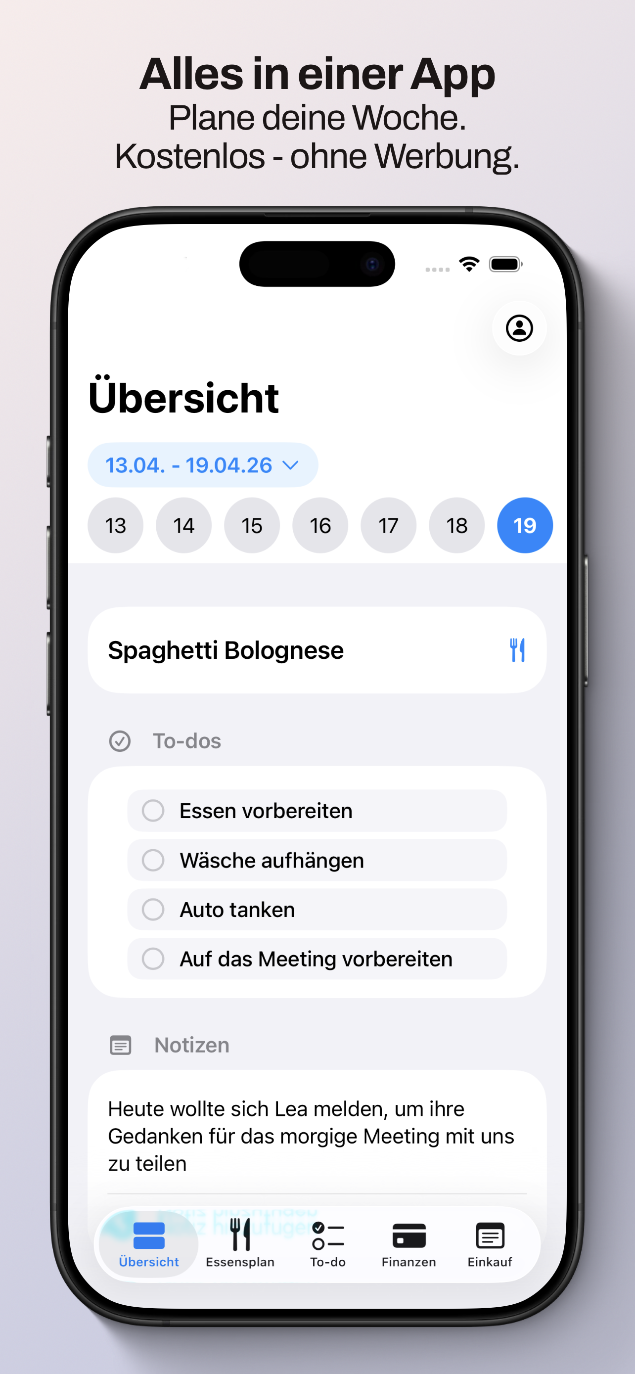 Mantelon Übersicht